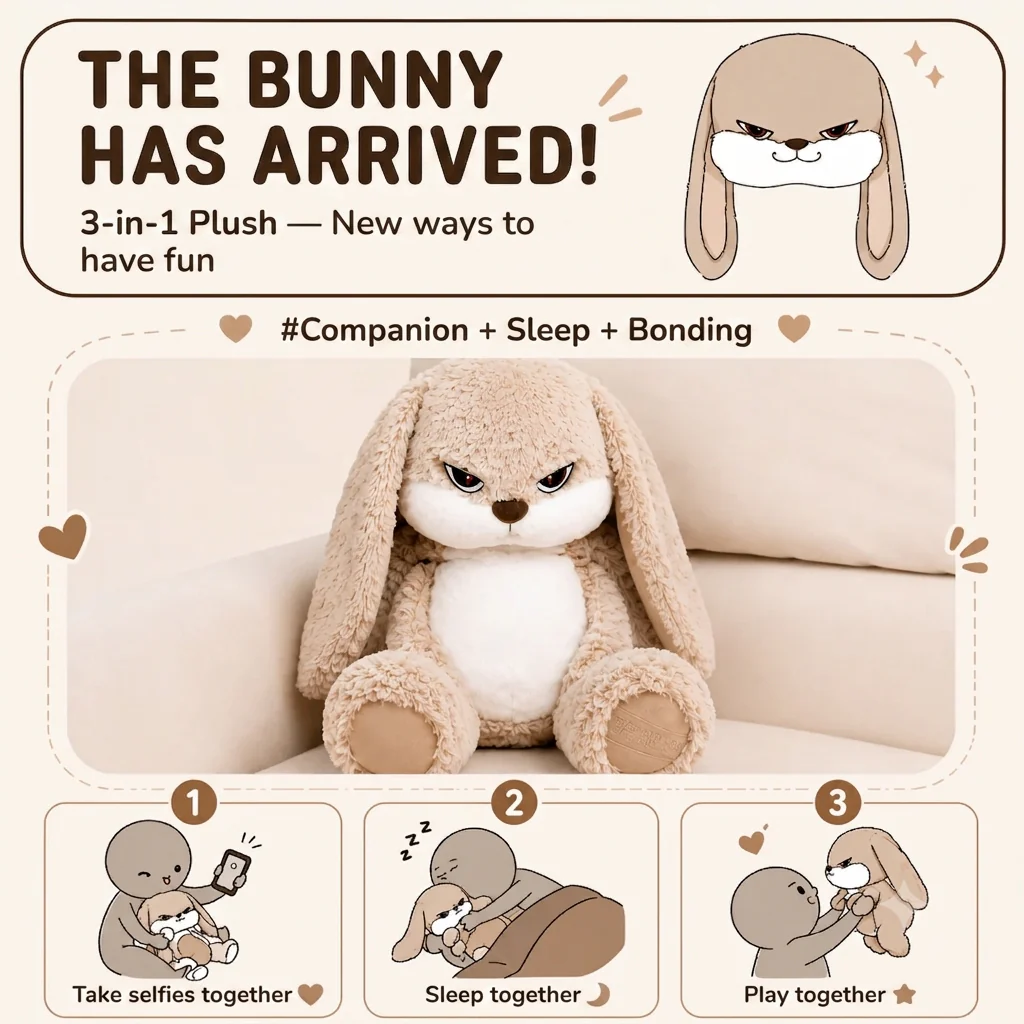 Pompón™ - The Grumpy Plush 🐻